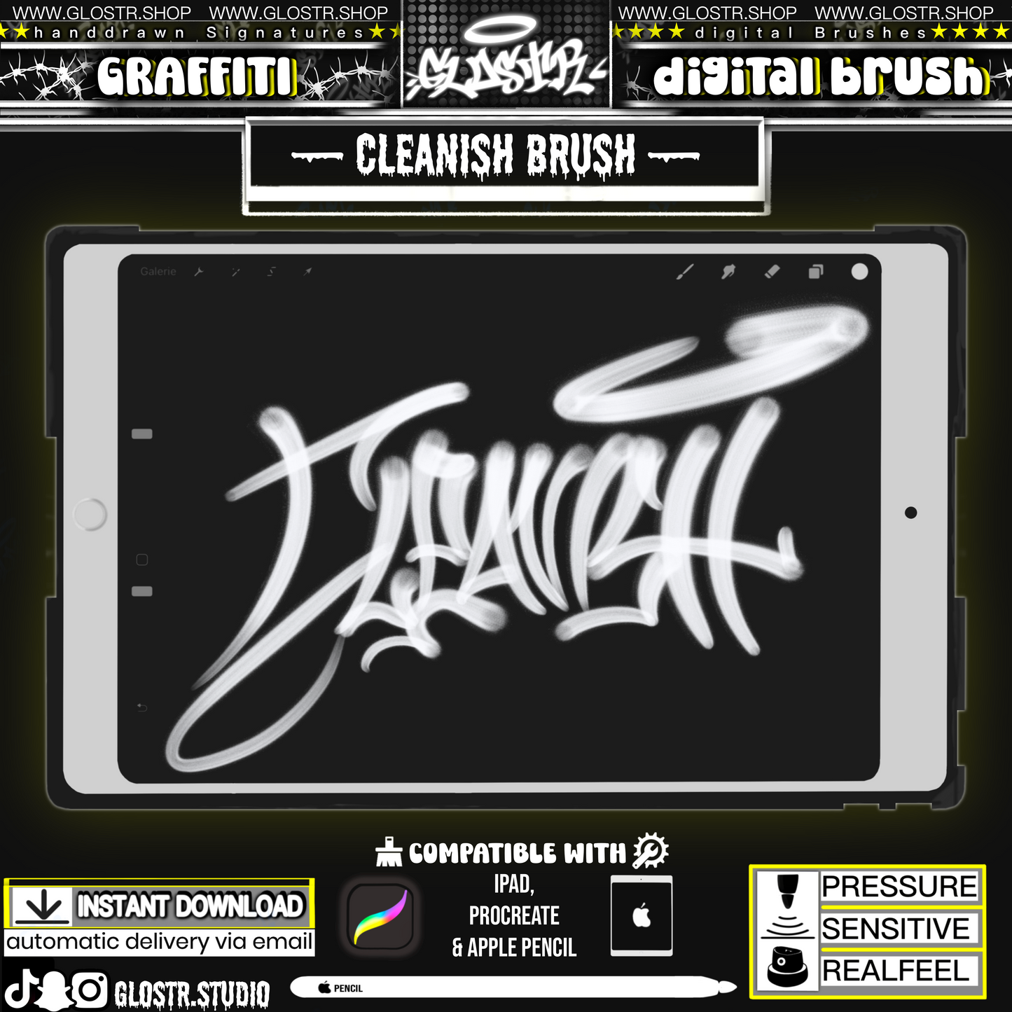 „CLEANISH“ Digital Graffiti Brush