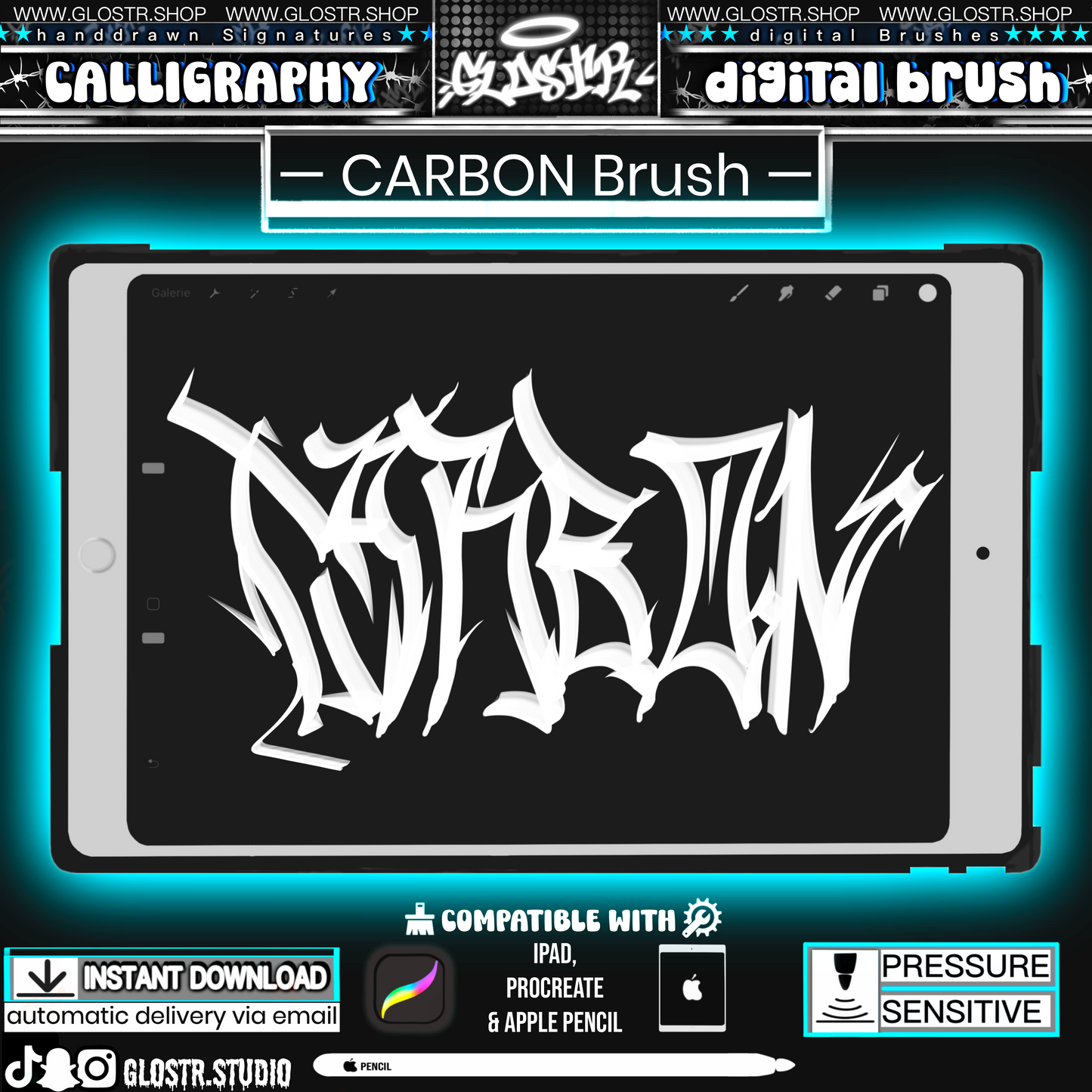 „CARBON“ Digital Calligraphy Brush