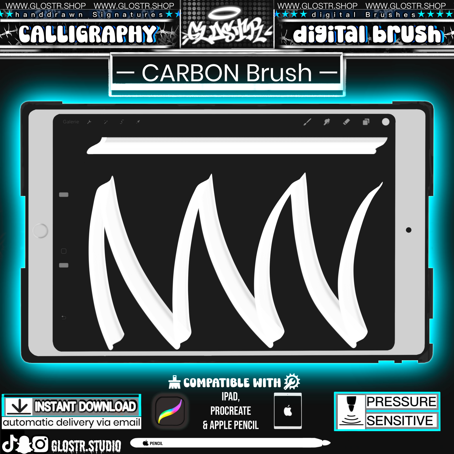 „CARBON“ Digital Calligraphy Brush