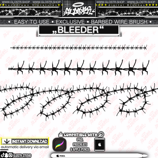 „BLEEDER“ Digital Barbed Wire Brush