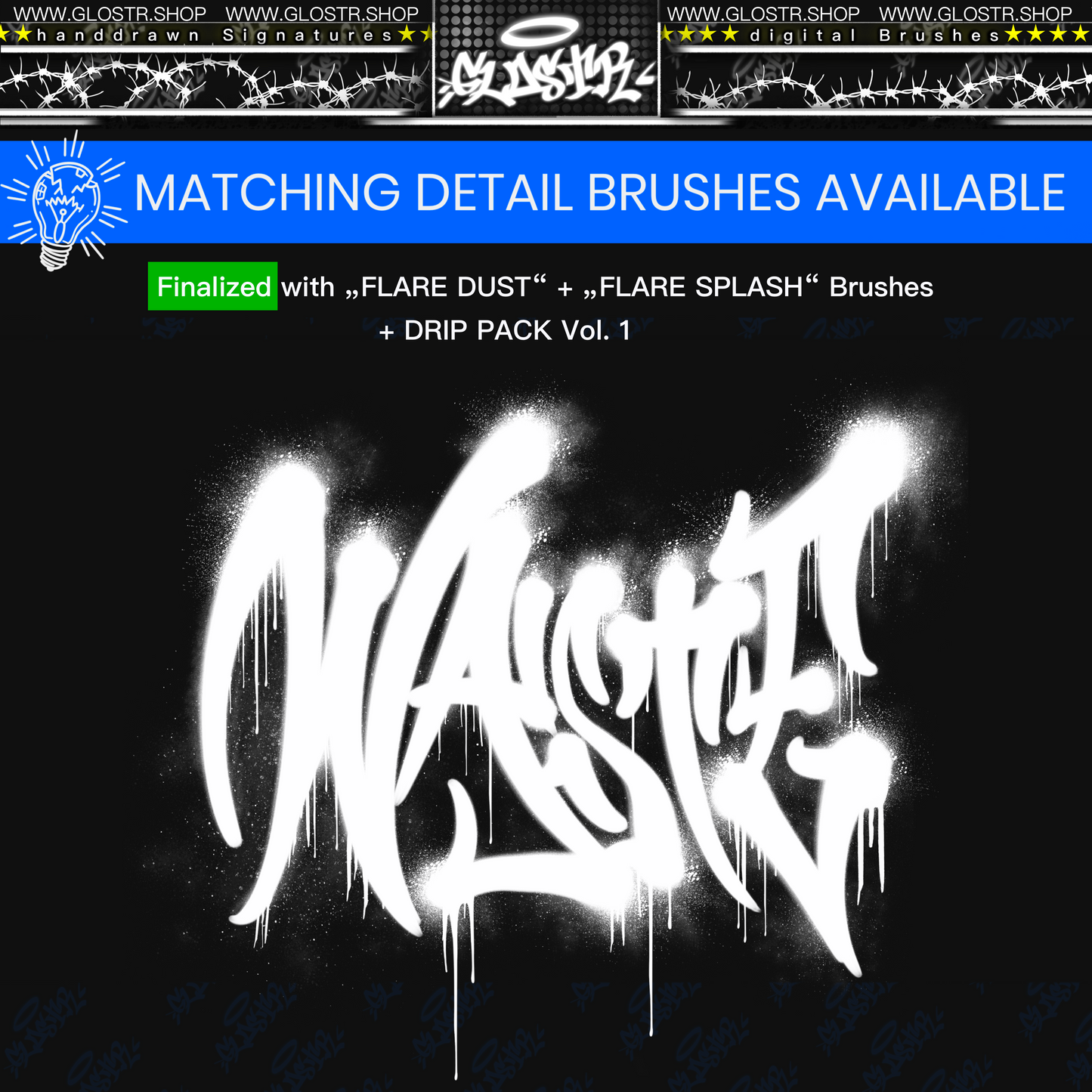 „WASTE“ Digital Graffiti Brush